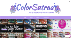 Desktop Screenshot of colorsutraa.com
